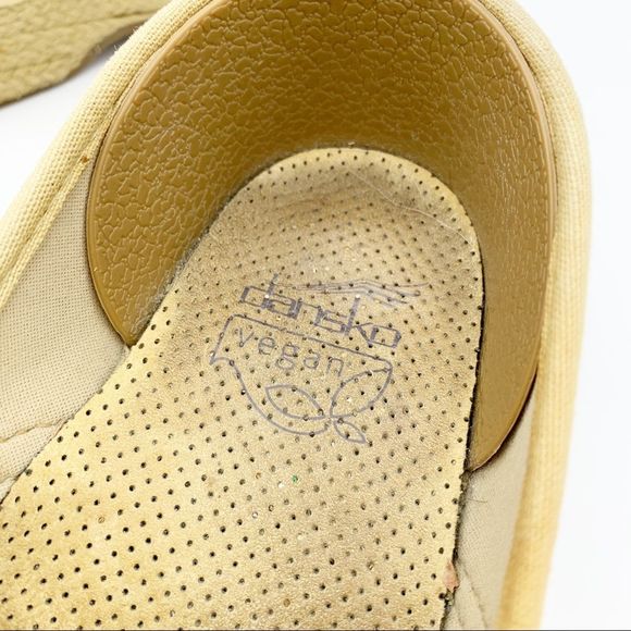 Dansko Vegan Woven Striped Colorful Comfort Espadrille Style Clogs Size 8 - Picture 4 of 15